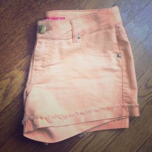 Tinseltown cuffed shorts (peach)